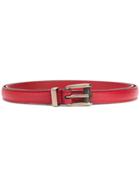 Gucci Classic Buckle Belt - Red