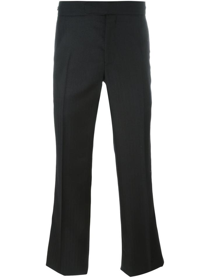 Alexander Mcqueen - Bootcut Style Trousers - Men - Acetate/viscose/wool - 52, Black, Acetate/viscose/wool