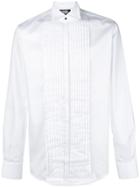 Karl Lagerfeld Sebastien Tuxedo Shirt - White