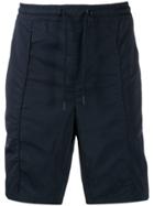 Karl Lagerfeld Seamed Track Shorts - Blue