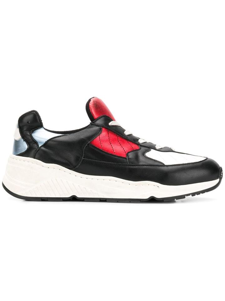 A.f.vandevorst Panelled Colour Block Sneakers - Black