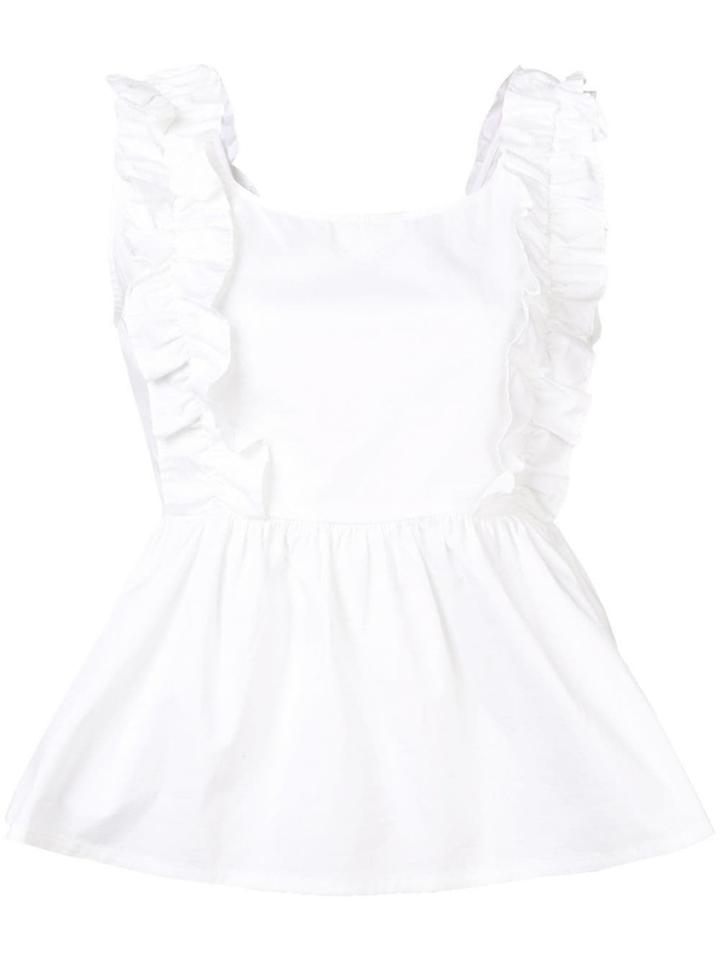 Twin-set Frill Shirt - White