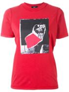 Yang Li Printed T-shirt, Women's, Size: 44, Red, Cotton