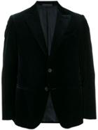 Caruso Velvet Blazer - Blue