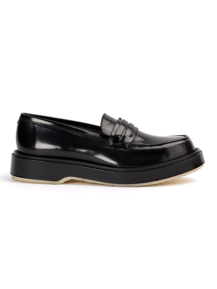 Adieu Paris Polido Platform Loafers - Black