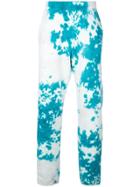 The Elder Statesman Tie Dye Track Pants - White
