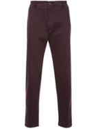 Estnation Cropped Casual Trousers - Pink & Purple