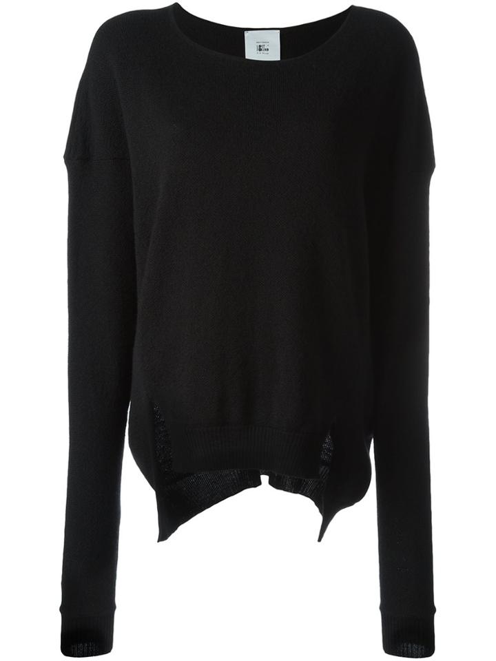 Lost & Found Rooms Over Jumper - Black
