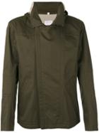 Helmut Lang - Rear Print Hooded Jacket - Men - Cotton/polyester - M, Green, Cotton/polyester