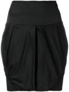Giorgio Armani Pre-owned Ruched Mini Skirt - Black