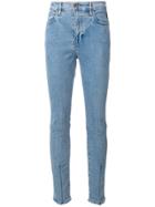 Levi's: Made & Crafted Zip Cuff Skinny Jeans - Blue