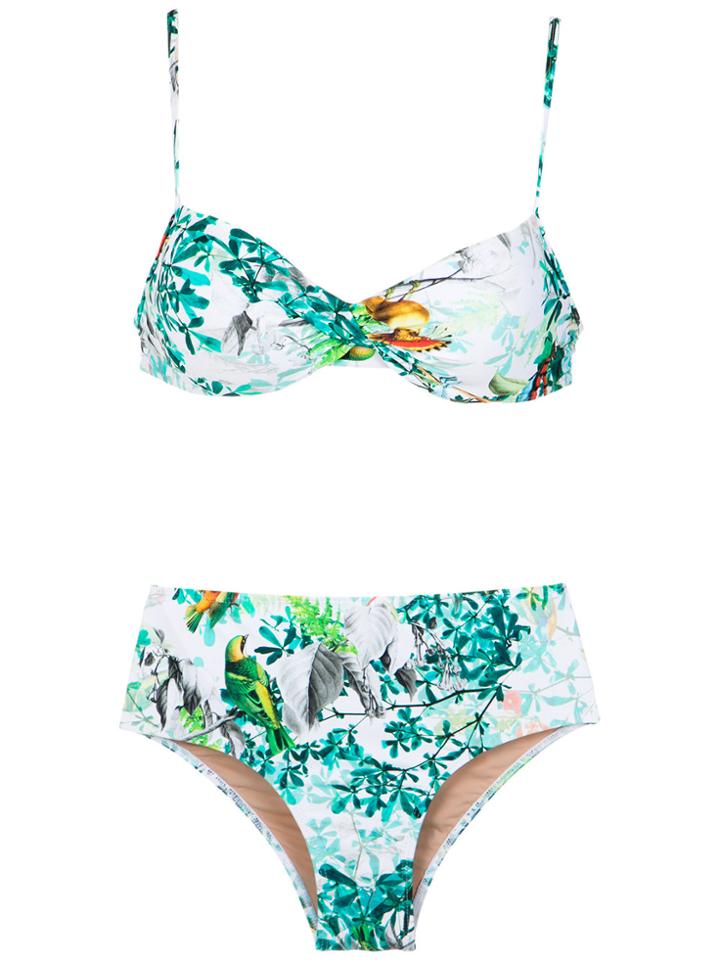 Lygia & Nanny Veronica Printed Bikini Set - Green