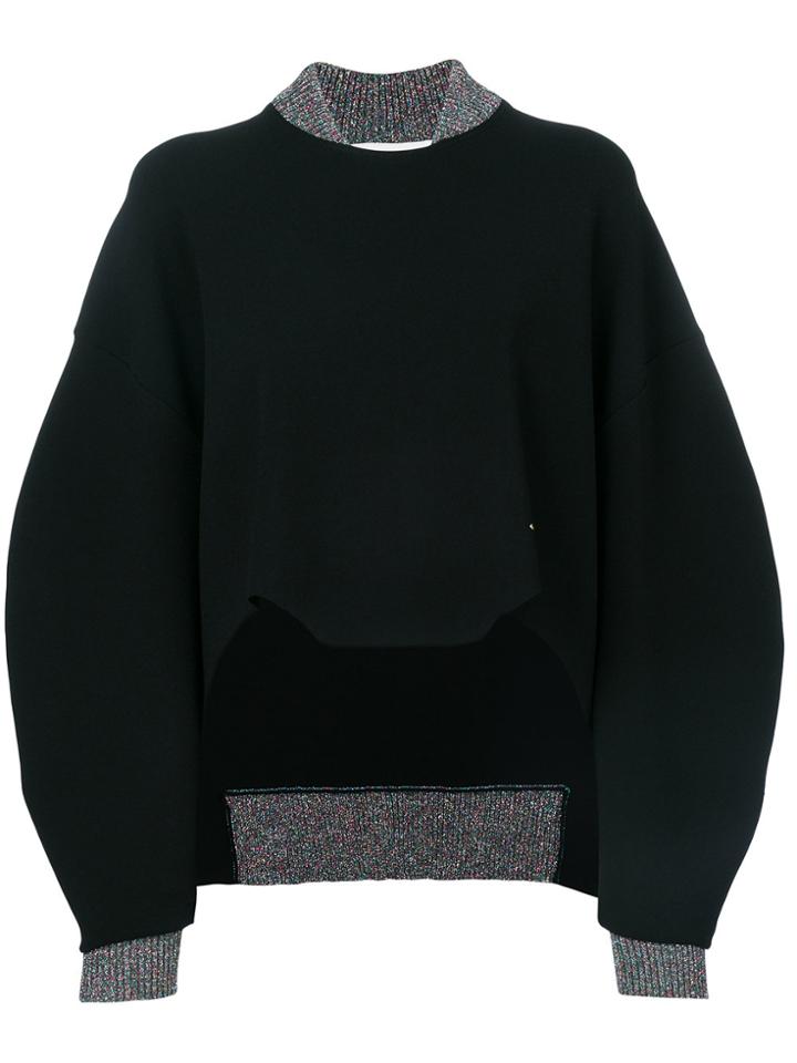 Esteban Cortazar Teddy Sweater - Black