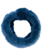 Yves Salomon Accessories - Headband Hat - Women - Mink Fur - One Size, Blue, Mink Fur