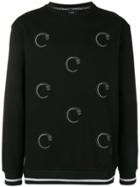 Cavalli Class Snake Prints Sweatshirt - Black
