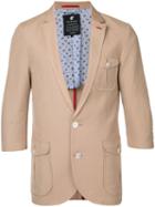 Loveless - Classic Blazer - Men - Linen/flax/rayon - 3, Brown, Linen/flax/rayon