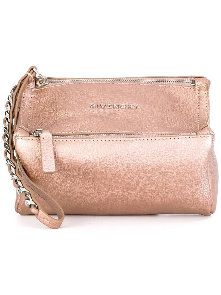 Givenchy 'pandora' Clutch, Women's, Pink/purple, Calf Leather