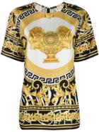 Versace Baroque Print Blouse - Black