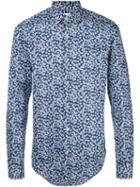 Paul Smith Printed Shirt, Men's, Size: 39, Blue, Cotton