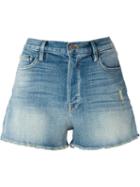 Frame Denim Denim Shorts, Women's, Size: 26, Blue, Cotton