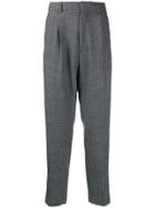 Ann Demeulemeester Tailored Houndstooth Trousers - Grey