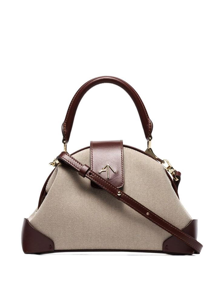 Manu Atelier Demi Top Handle Shoulder Bag - Red