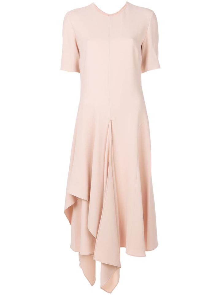 Stella Mccartney Drape Detail Dress - Pink & Purple