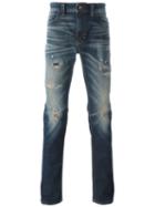 Diesel Thavar 0854w Jeans, Men's, Size: 33/32, Blue, Cotton/spandex/elastane