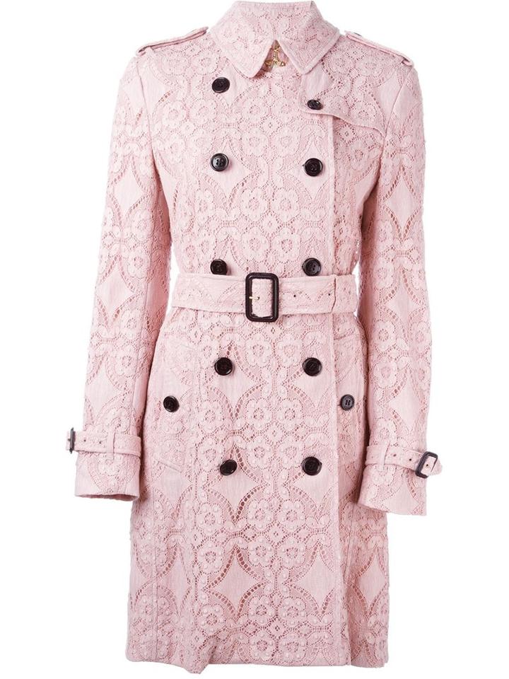 Burberry London Woven Lace Short Trench Coat