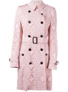 Burberry London Woven Lace Short Trench Coat