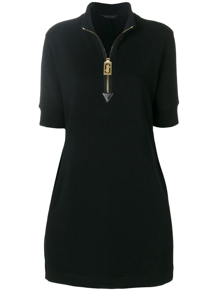 Marc Jacobs Zip Front Dress - Black