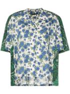 Y/project Double Layered Dual-print Cotton Shirt - White
