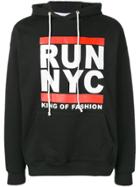 Les (art)ists Run Nyc Print Hoodie - Black