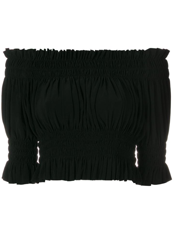 Norma Kamali Off Shoulder Top - Black