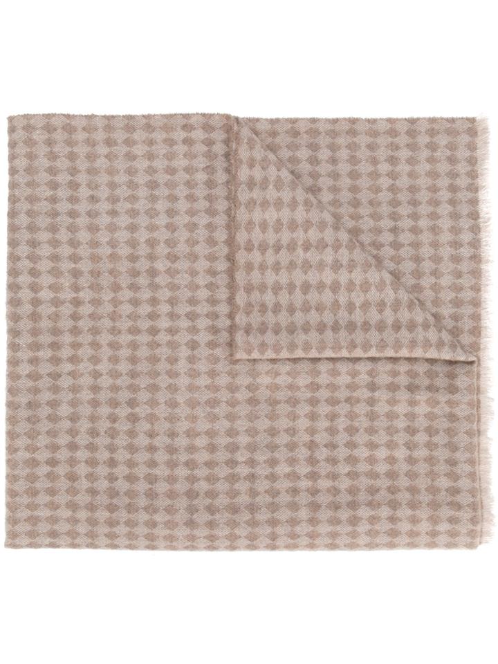 Pringle Of Scotland Argyle Scarf - Nude & Neutrals