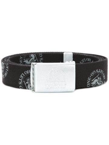 Hysteric Glamour Hey Ho Let's Go Buckled Belt - Black