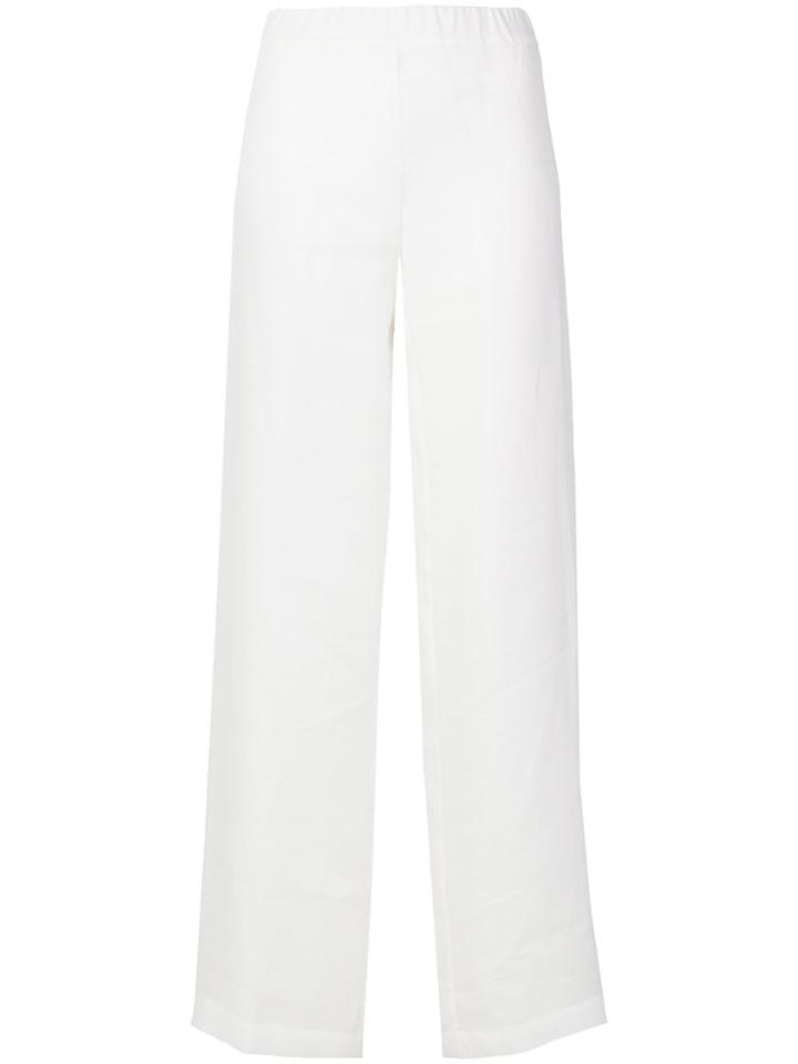 Gentry Portofino Elastic Waistband Trousers - White