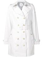 Save The Duck Double Breasted Trench Coat - White