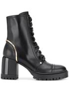 Casadei Chunky Heel Ankle Boots - Black