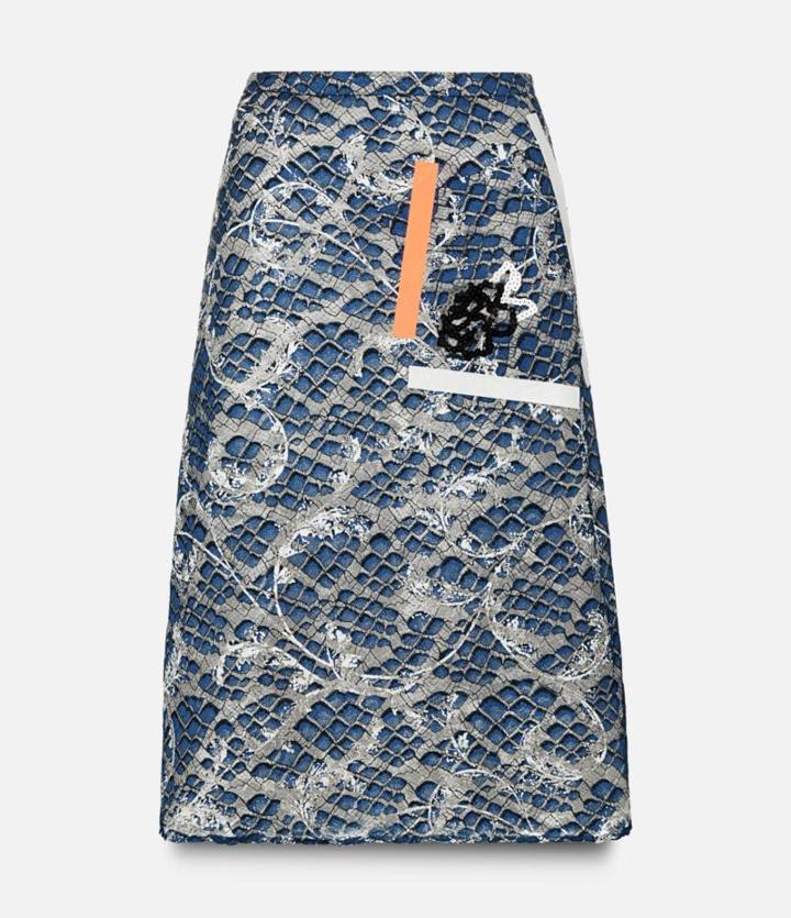 Christopher Kane Midi Tape Pocket Skirt