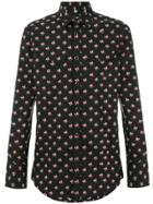 Dsquared2 Micro Floral Western Shirt - Black