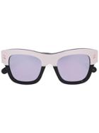 Stella Mccartney Eyewear Two-tone Oversized Square Sunglasses -