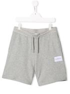 Calvin Klein Kids Logo Sweat Shorts - Grey