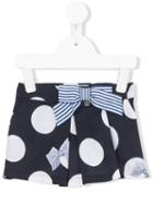 Lapin House - Polka Dots Elasticated Shorts - Kids - Cotton/spandex/elastane - 24 Mth, Toddler Girl's, Blue