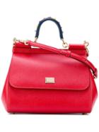 Dolce & Gabbana - 'sicily' Bag - Women - Calf Leather - One Size, Red, Calf Leather