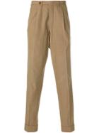 Romeo Gigli Vintage Classic Straight Trousers - Brown