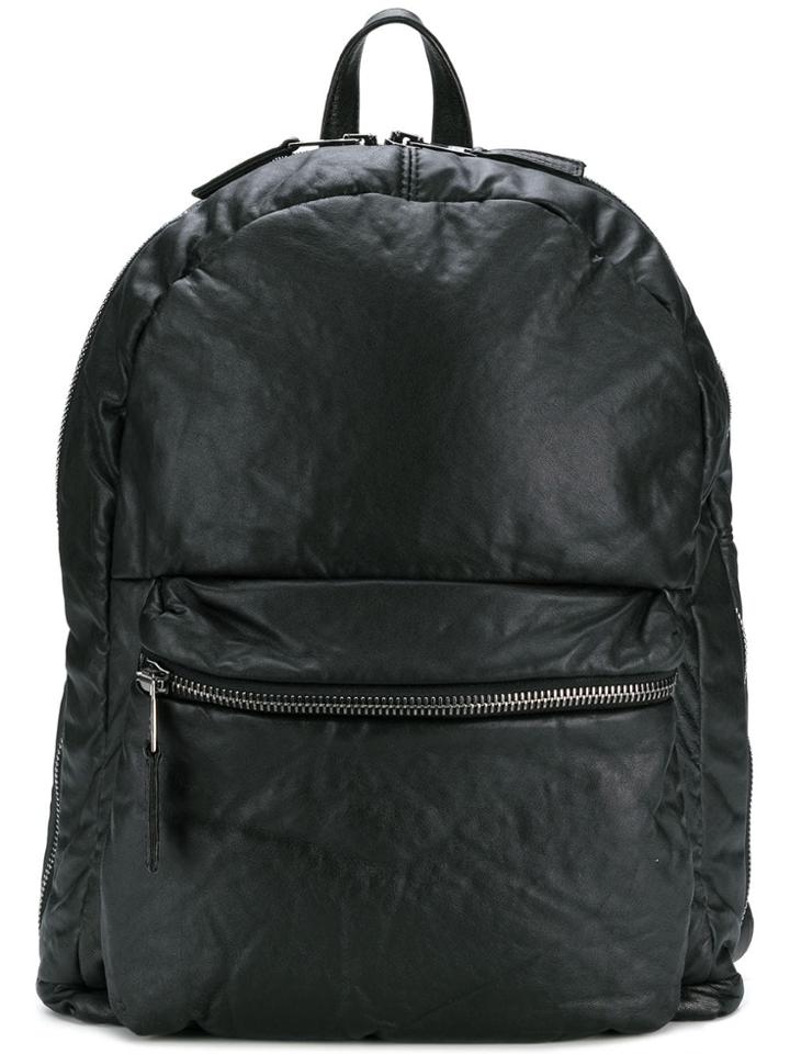 Giorgio Brato Leather Backpack - Black