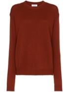 Alexandra Golovanoff Long Sleeve Oversized Cashmere Sweater - Yellow &