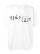 Facetasm Oversized Printed T-shirt - White