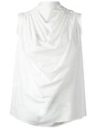 Rick Owens Claudette Top, Women's, Size: 40, White, Cotton